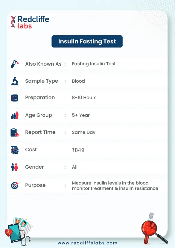 Insulin Fasting Test Details